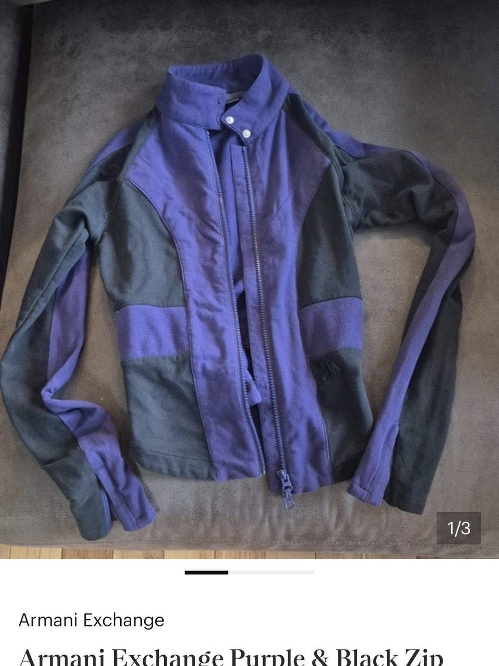 Bundle Of 2 Armani Exchange  Colorblock Zip Bomber Jackets